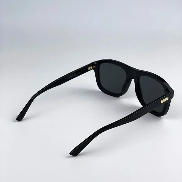 Gucci GG1316S 001 Sunglasses Black Grey Square Unisex
